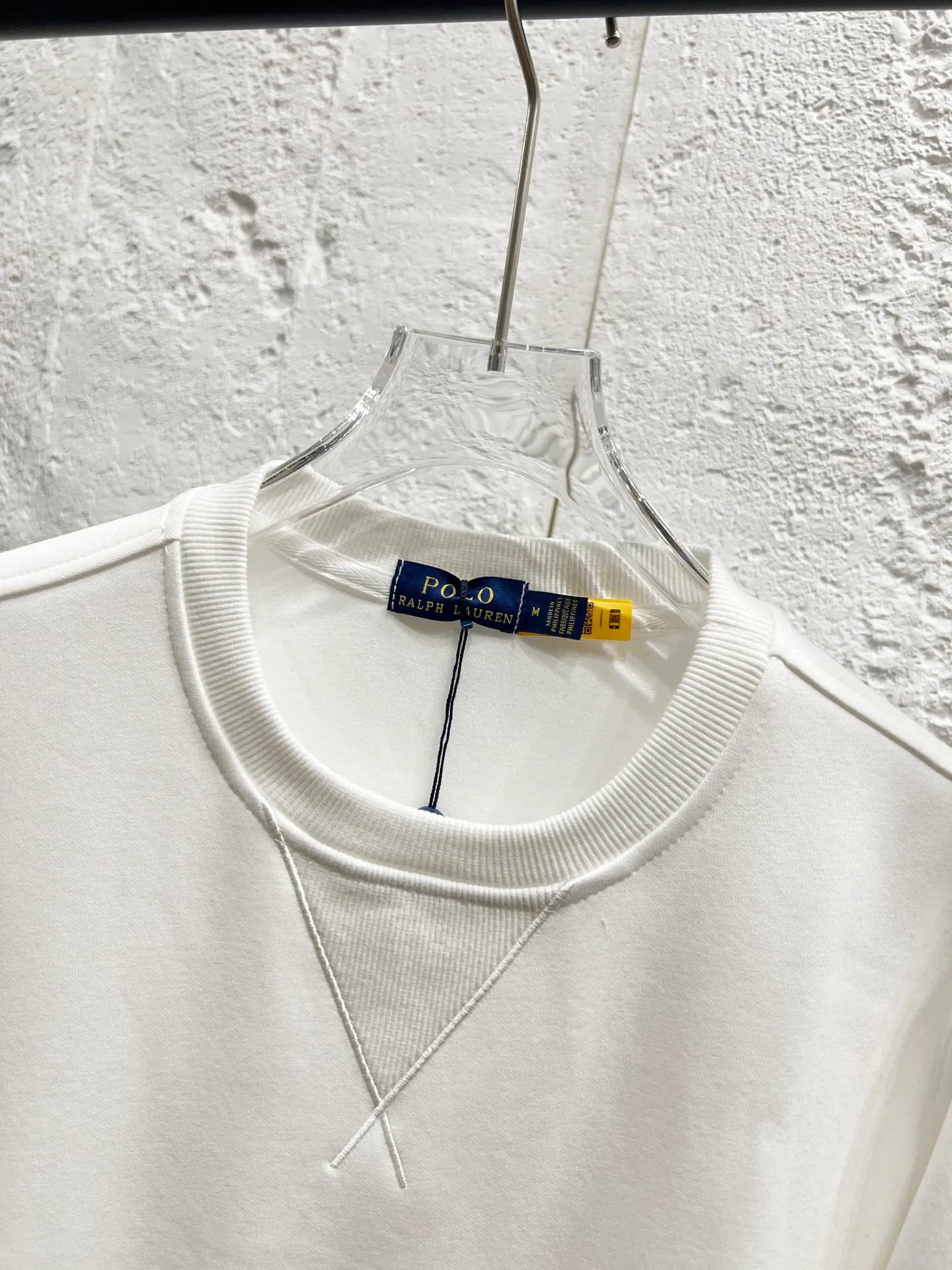 🅿️200 Style number: T52 Ralph Lauren round neck pony logo embroidered sweatshirt, pure cotton fabric Color: white Size: M-105-120 catties L-120-135 catties XL-135-150 catties 2XL-150-165 catties